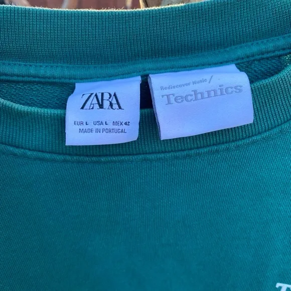 Technics x Zara Crewneck sweatshirt in Large - Picture 6 of 8